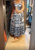 Ruvimbo Maxi – Blue & White Tile Print Dress
