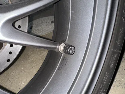 外付け式 バイクタイヤ専用空気圧センサー MFP0019 AIO-5 Lite
