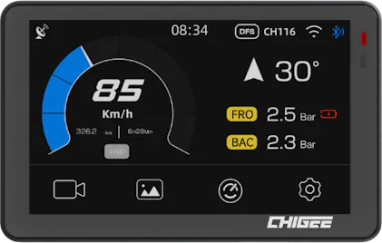 外付け式 バイクタイヤ専用空気圧センサー MFP0019 AIO-5 Lite