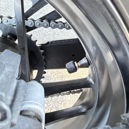 外付け式 バイクタイヤ専用空気圧センサー MFP0019 AIO-5 Lite