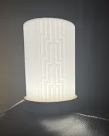 Poutama Cylinder Lamp