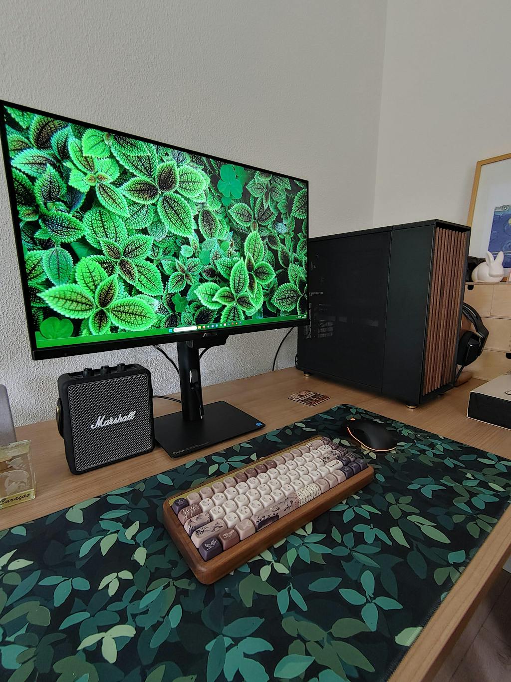 MU01 Wooden Keyboard