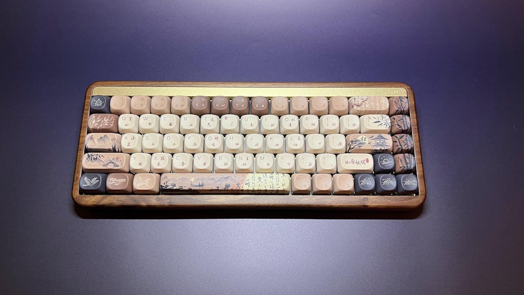 MU02 Wooden Keyboard