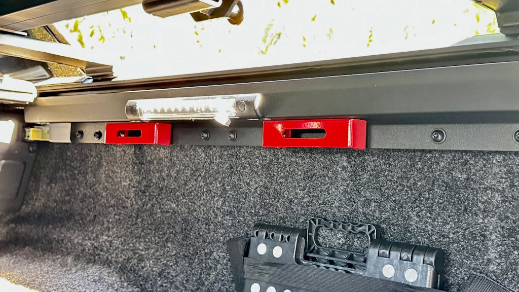 Toyota Hilux Rogue 2020+ Roller Shutter Support Brackets - Stainless Steel