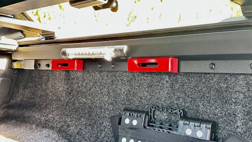 Toyota Hilux Rogue 2020+ Roller Shutter Support Brackets - Stainless Steel