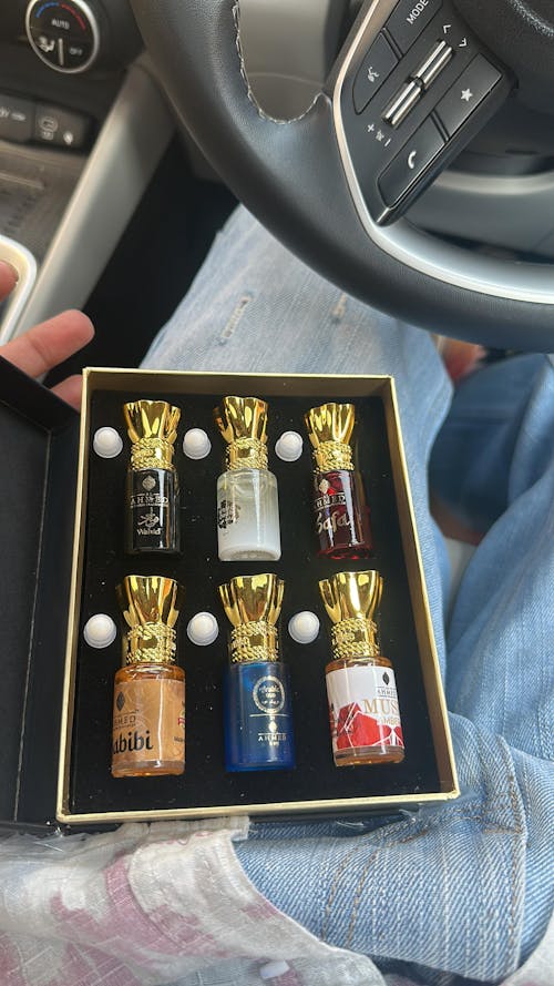 Al Ahmed Premium Attar Combo Set x 6ml | White Oud | Arabic Oud|  Safa | Musk Amber |  Habibi | wahid
