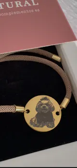 Pulsera Acero fotograbado SILUETA