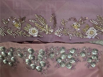 SHAGUN | FESTIVE HANDWORK LIGHT PINK HIJAB