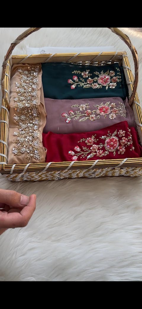 ELAYNAH | FESTIVE PARTY WEAR LUXURY HANDWORK 24K GOLDEN HIJAB PARTY WEAR FOR WEDDINGS & EID