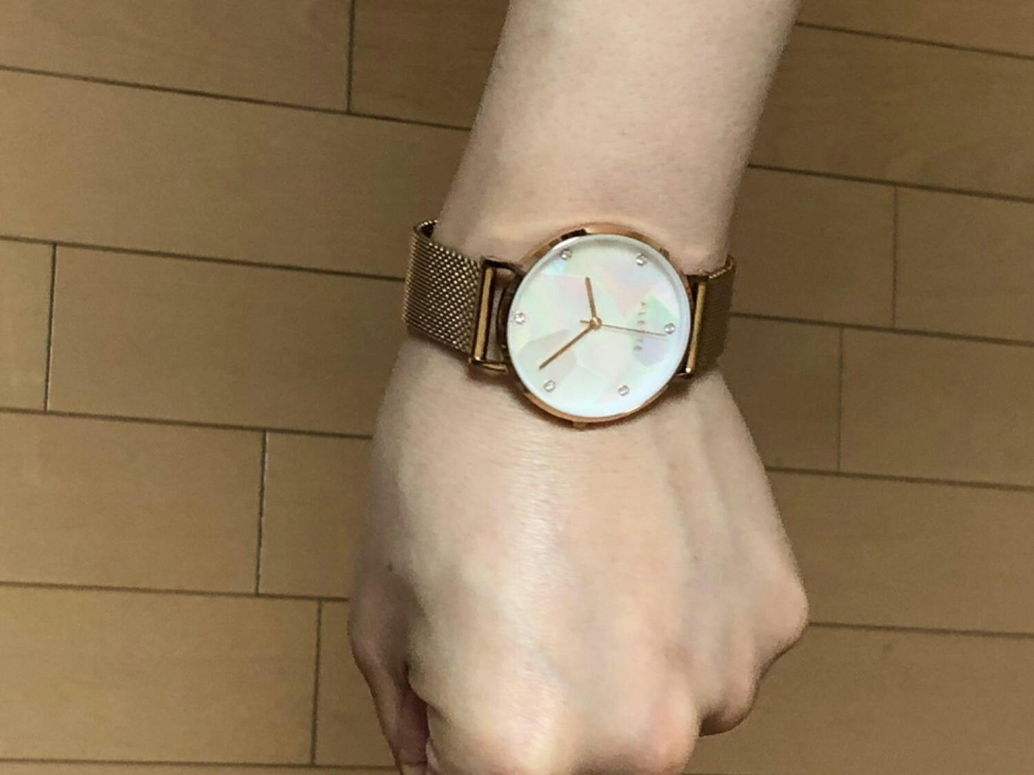 スワロフスキー6個使用 ALETTE BLANC Lilyコレクション 21 スワロフスキー6個使用 ALETTE BLANC Lilyコレクション 21 時計
