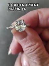 Huitan Oval Finger Ring Band