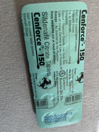 CENFORCE 150 mg, Sildenafil