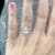 3 CT Oval Cut Pave Style CVD F/VS2 Diamond Engagement Ring