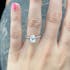 3 CT Oval Cut Pave Style CVD F/VS2 Diamond Engagement Ring