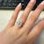 3 CT Oval Cut Pave Style CVD F/VS2 Diamond Engagement Ring