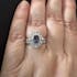3 CT Oval Cut Pave Style CVD F/VS2 Diamond Engagement Ring