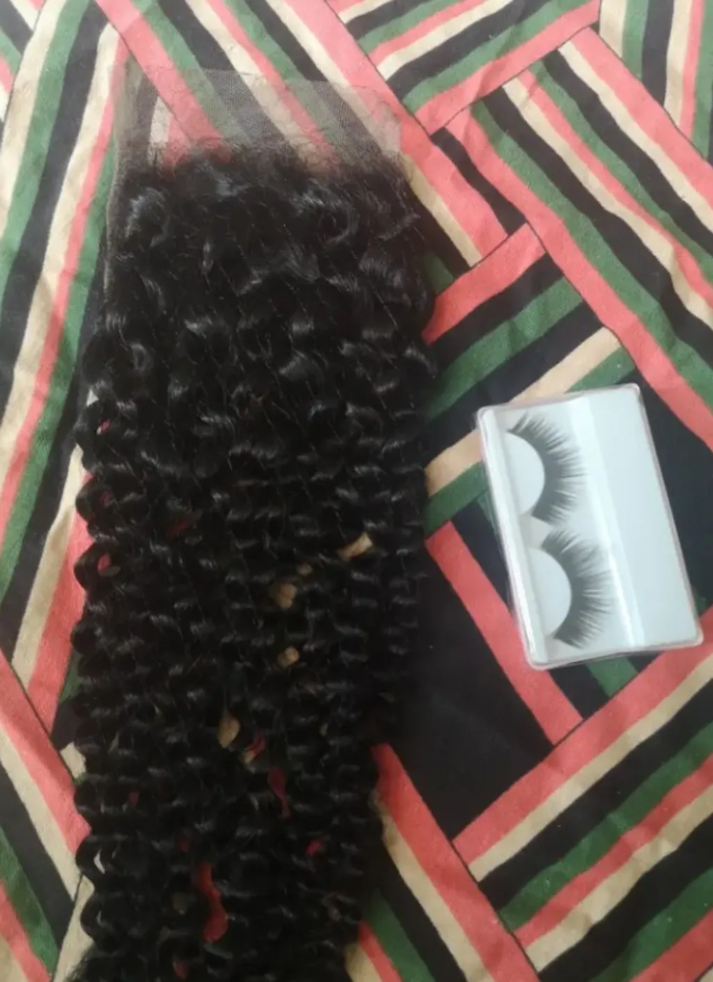 Ali Grace Brazilian Kinky Curly Hair 4x4 Closure Virgin Human Hair