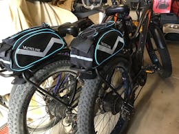 Ecotric Rear Rack and Fenders for 26inch Fat Beach Snow Electric Bike and Rocket