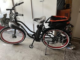 Malibu Elite Max 36 Volt Step-Through Electric Beach Cruiser Bicycle - X-Treme