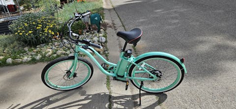 Malibu Elite Max 36 Volt Step-Through Electric Beach Cruiser Bicycle by X-Treme