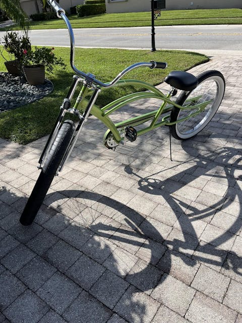 Micargi 26" Mustang GT Retro Cruiser Bike Stretch Lowrider Bike