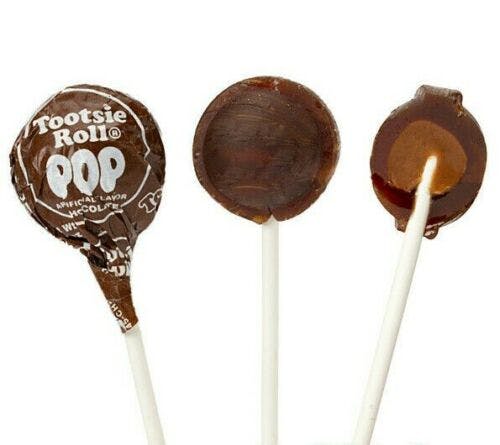 Chocolate Tootsie Pops - 2 LB Bulk Bag - All City Candy