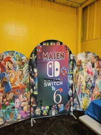 Allenjoy Custom Arched Wall Backdrop Covers Set for Party