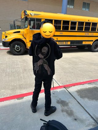 "San Judas" Rhinestone Hoodie