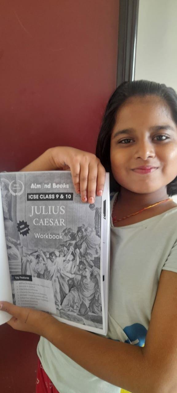 Almond Books ICSE Julius Caesar Workbook With Answers (Class 9 & 10)