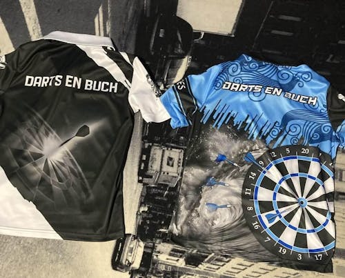 Polo Fléchettes Personnalisé Dragon Flamme – Prénom & Équipe - AL12062426KYC