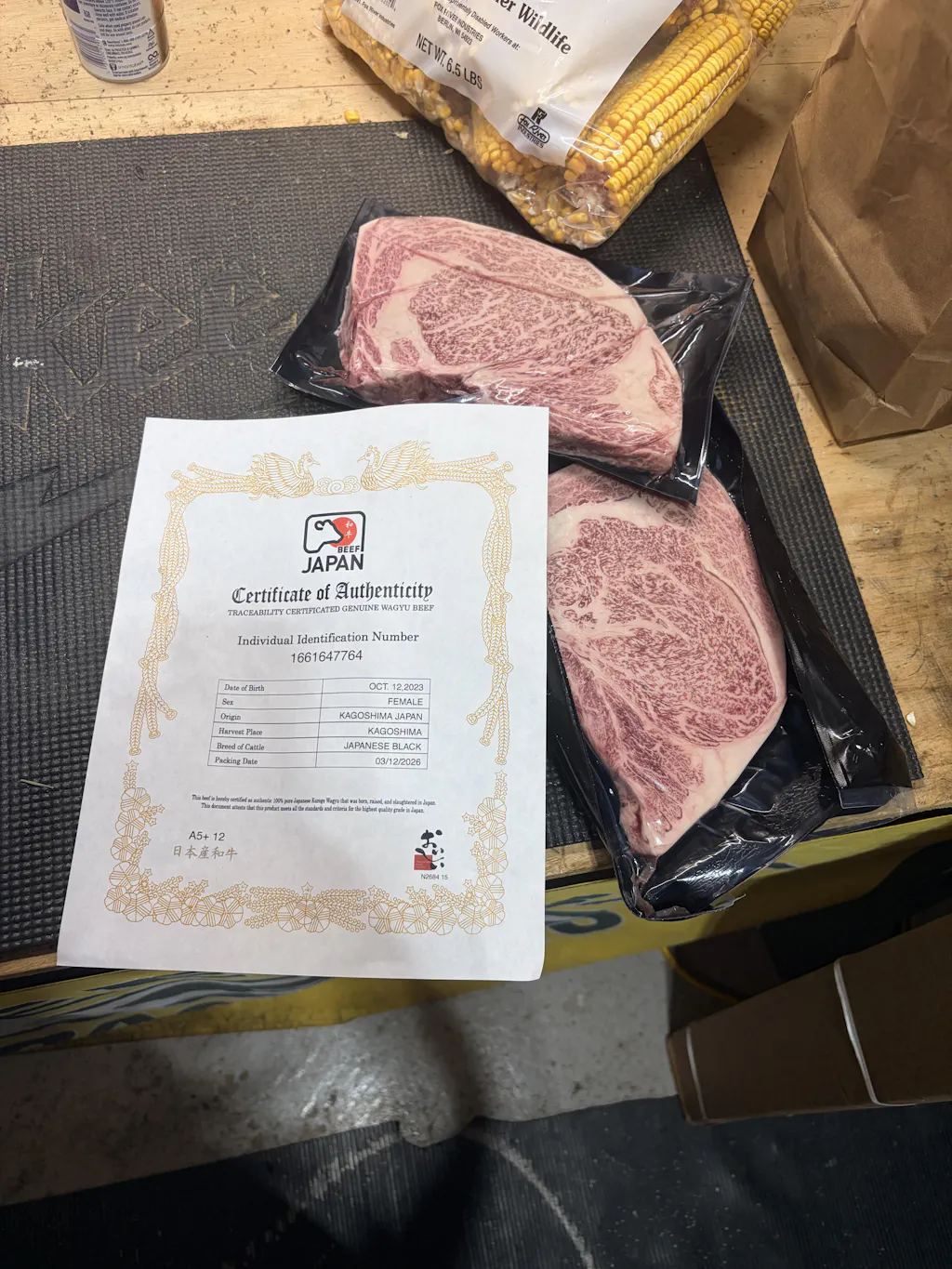 A5 BMS10+ Japanese Wagyu Ribeye – Alpine Butcher
