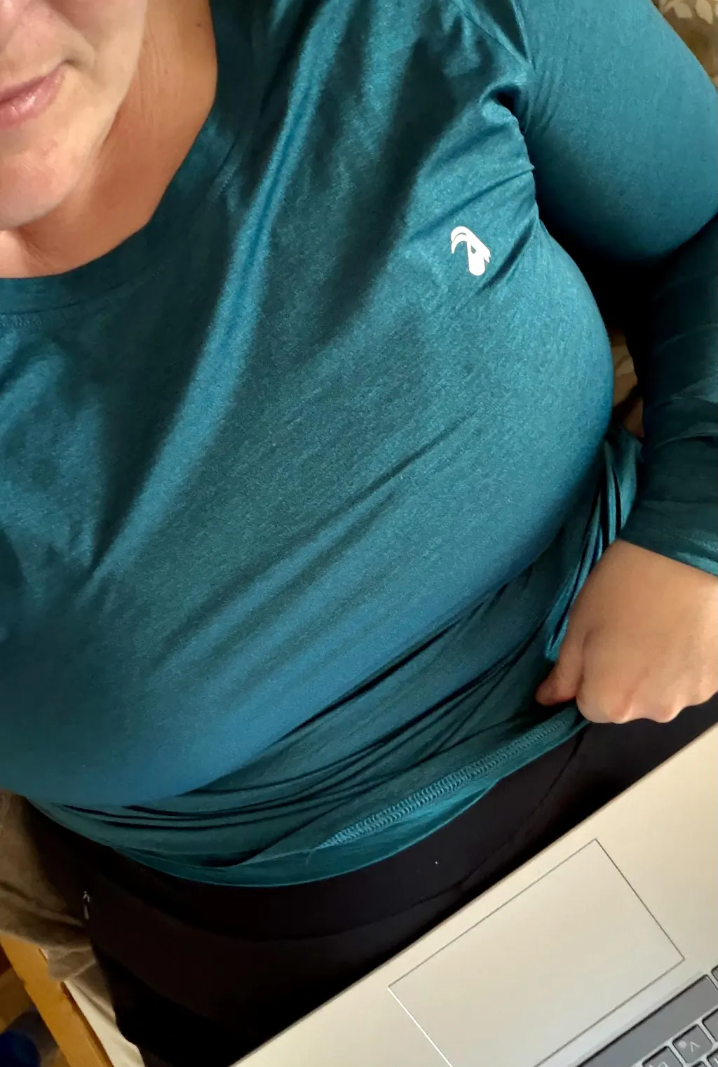 Summit Long Sleeve Tee Teal Green