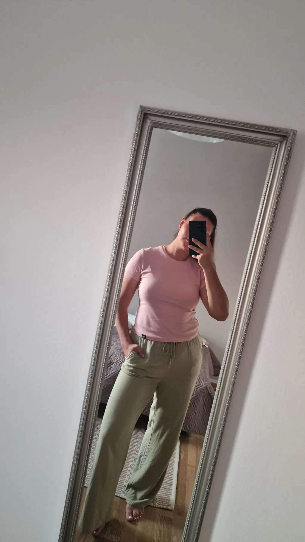 Riva Ribbed T-shirt - Rose