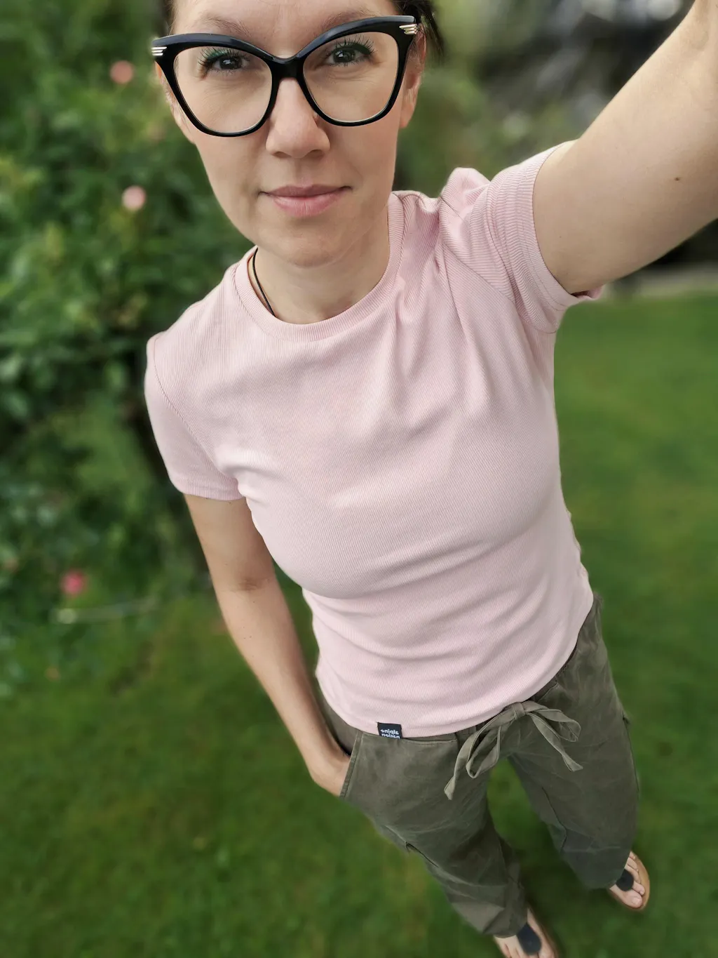 Riva Ribbed T-shirt - Rose