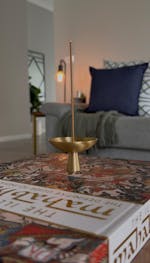 Alta Saturn Incense Holder Brass Finish