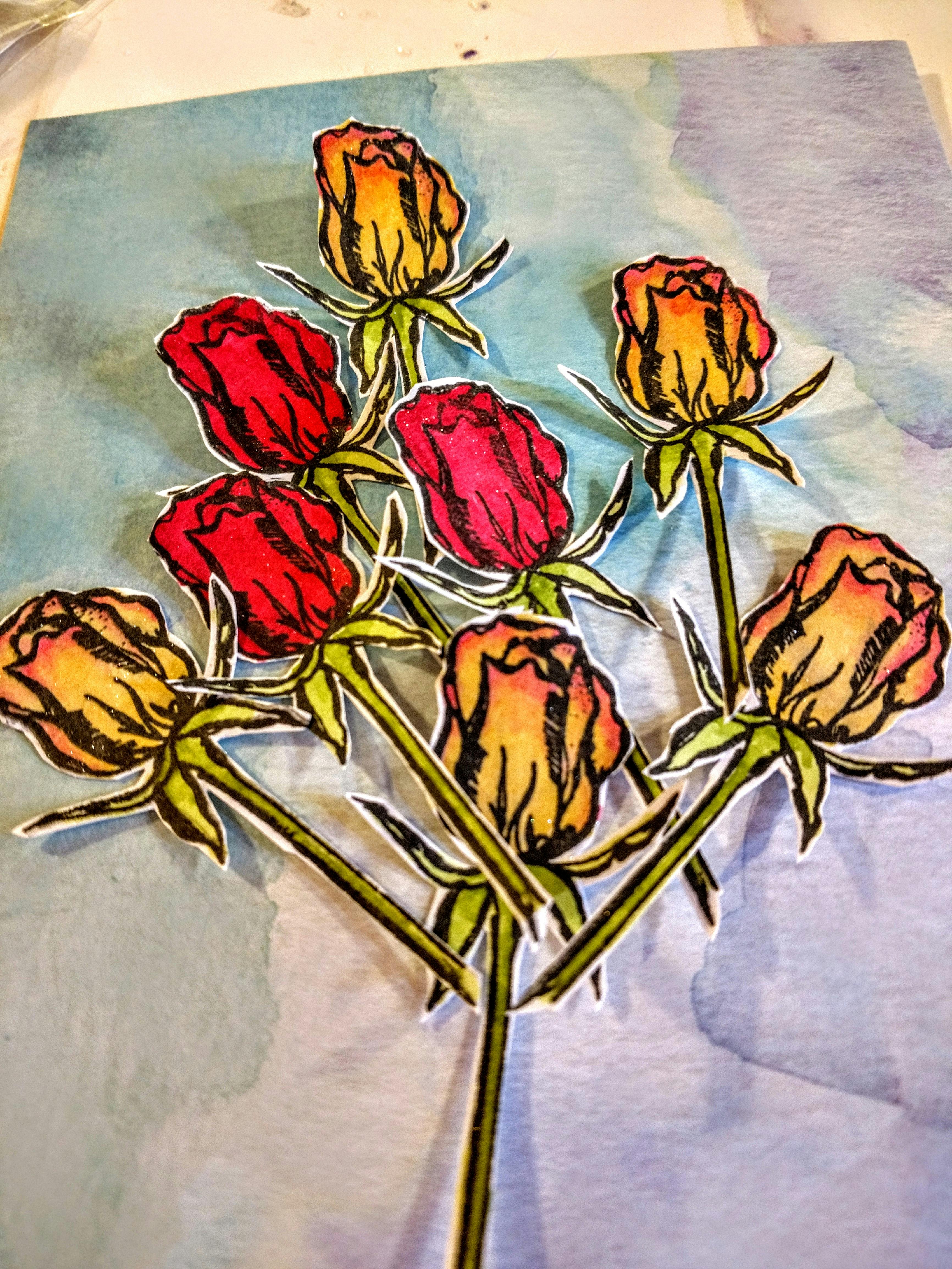  ARDEN 　手書き植物文様　植物蕾彫刻　取っ手付の品　印 ROYAL ARDEN 手書き植物文様 植物蕾彫刻 取っ手付の品 印