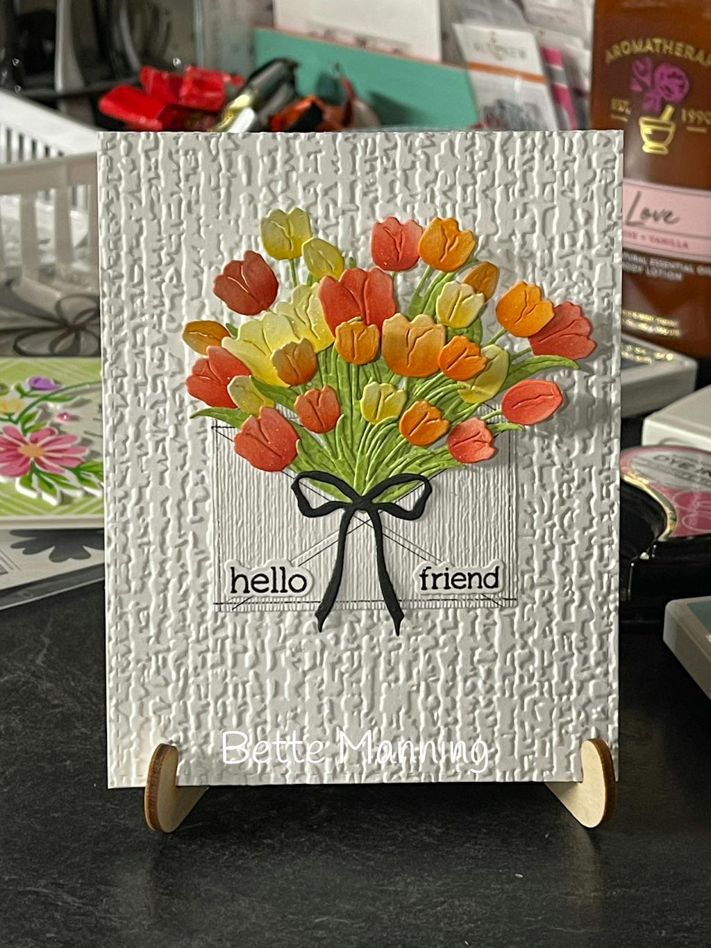 Altenew Organic Linen 3D Embossing Folder, Elegant Textured Projects, Handmade Cards, Scrapbook