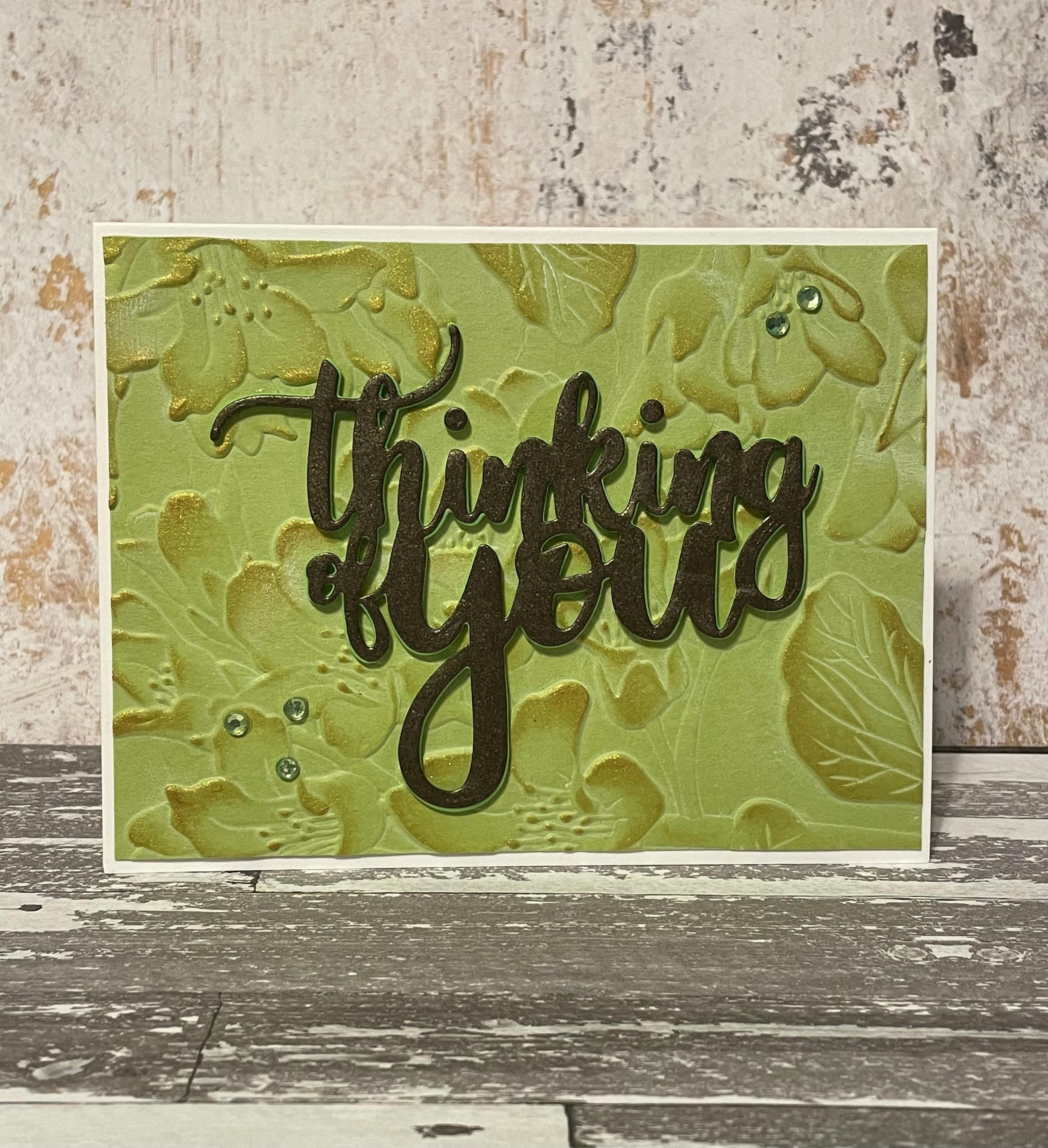 Beautiful Bergenia 3d Embossing Folder 