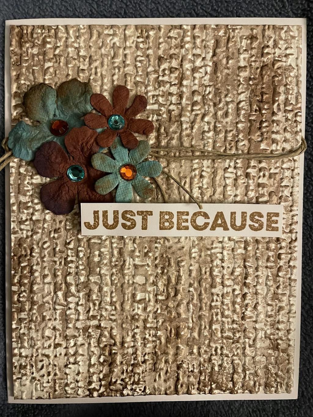 Organic Linen 3D Embossing Folder Altenew