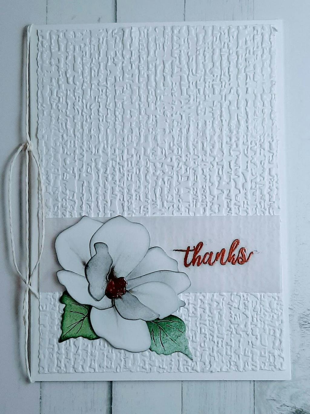 Organic Linen 3D Embossing Folder Altenew