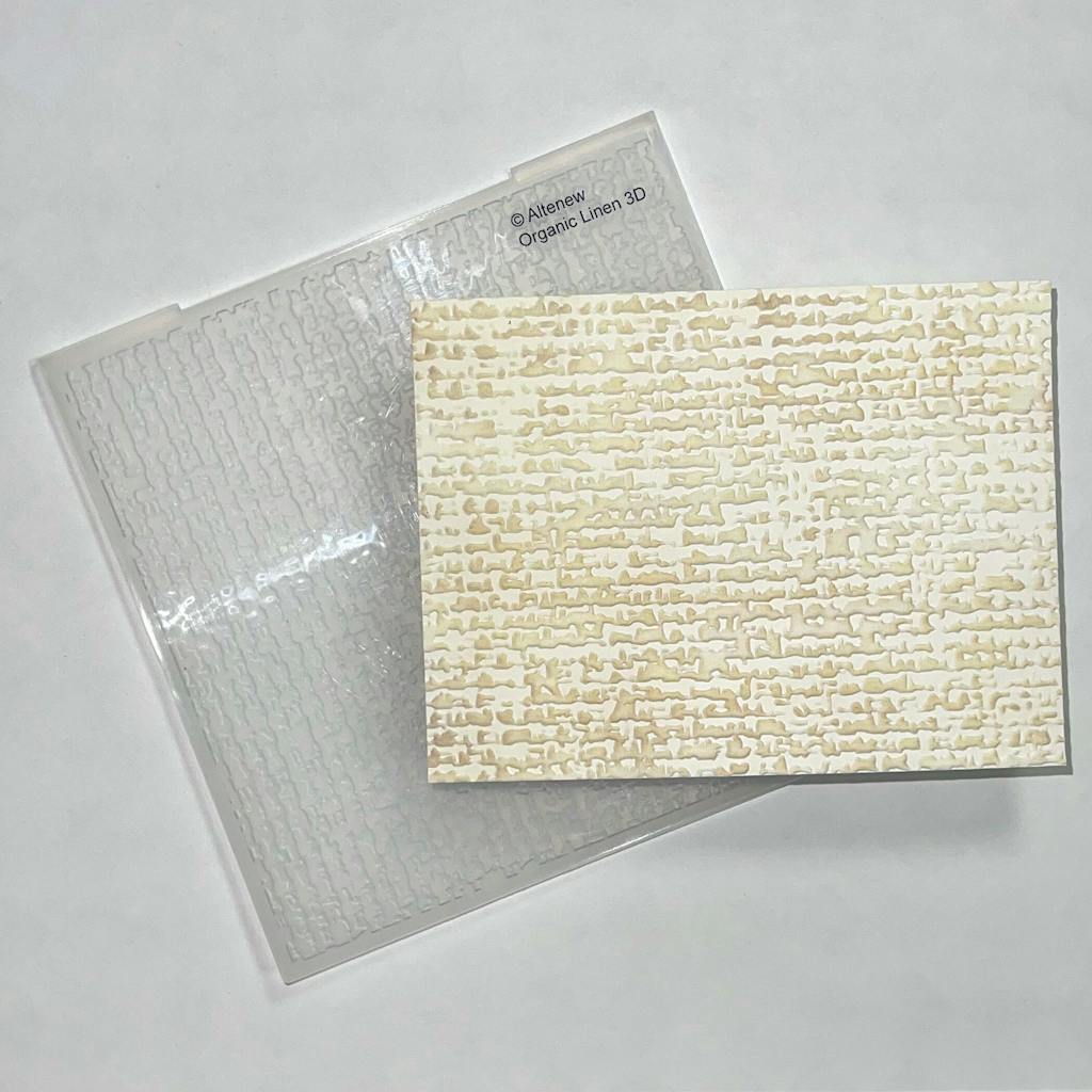Organic Linen 3D Embossing Folder Altenew