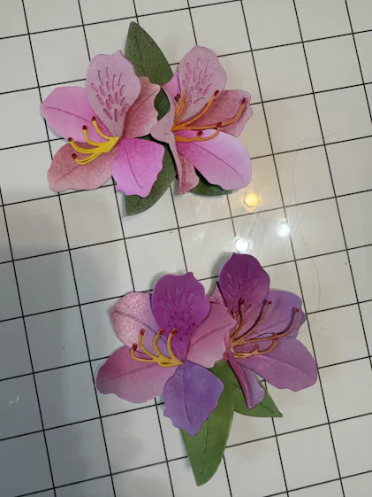 *完成*flower✿様オーダー Craft-A-Flower: Rhododendron Layering Die Set | Altenew