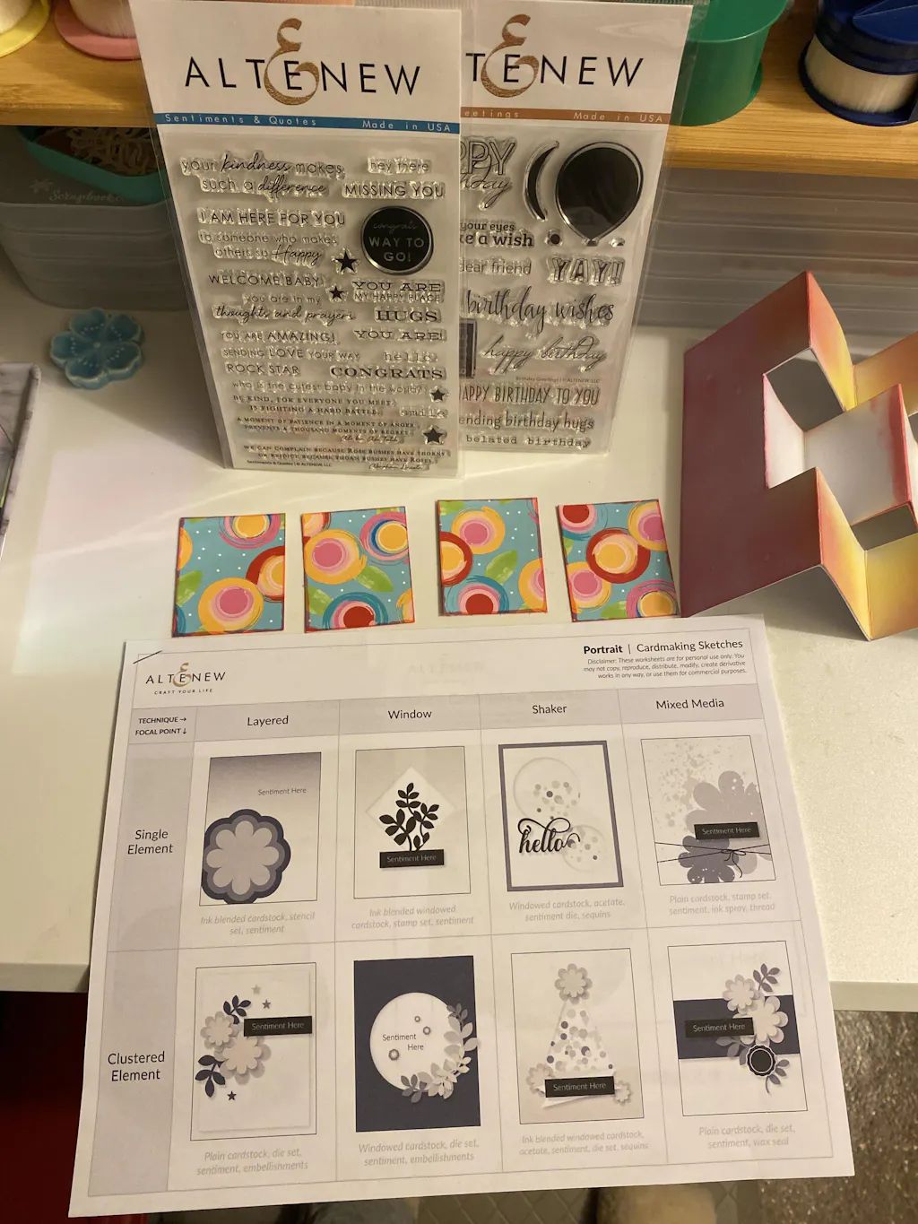 Free Card Sketches: Printable Layouts for Effortless Card Design | Altenew