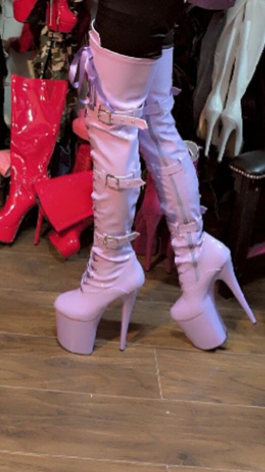 Pleaser Seduce 460 Womens 5 Inch Heel, Court Shoes, Oxford/Lace-Up