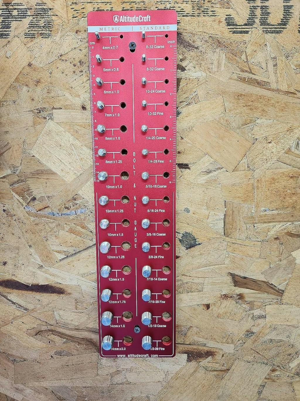 AltitudeCraft Thread Checker Ultimate Nut & Bolt Identifier Tool