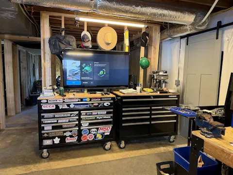 5CCT LED Shop Lights for Workshop 4FT, 20W 30W 40W 2700K 3000K 4000K 5000K 6500K Selectable, Linkable Linear Work Light for Garage Basement, ETL, 2 Pack