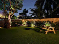 2 Pack RGB 19-LEDs Solar Landscape Spotlights Outdoor Wall Night Light IP65