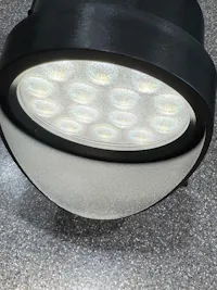 2 Pack RGB 19-LEDs Solar Landscape Spotlights Outdoor Wall Night Light IP65