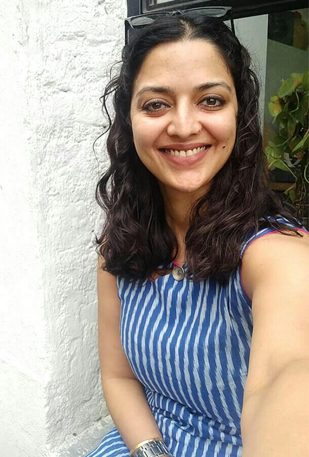 'Iris' Handwoven Ikat Pure Cotton Dress