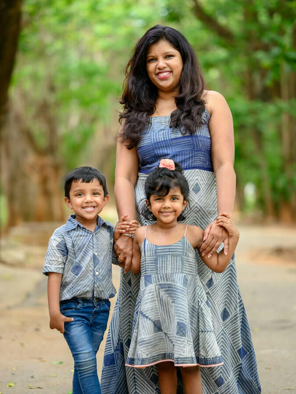 'Vienna' Hand-dyed Shibori Pure Cotton Dress